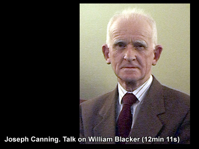 Photo of Joseph Canning in 2003. Talk on Blacker.