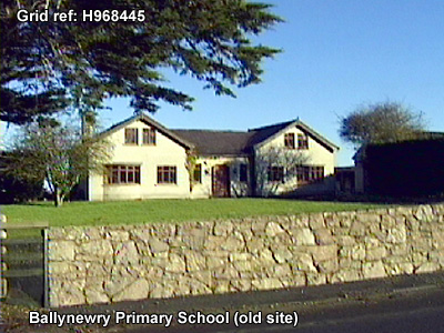 Photo of the site of the old school.