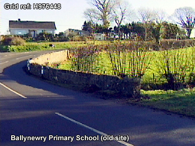 Photo of the site of the old school.