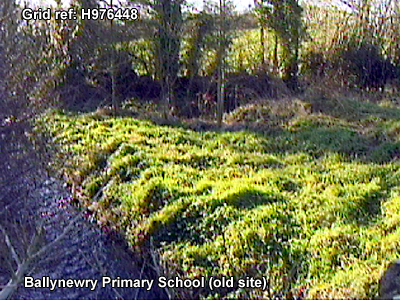 Photo of the site of the old school.