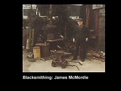 Blacksmithing.