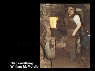 Blacksmithing.