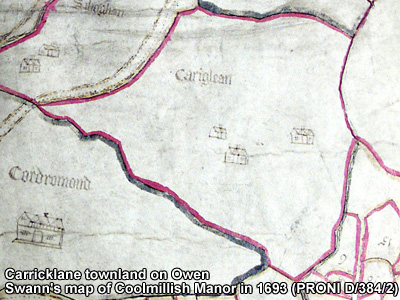 THE TOWNLAND OF CARRICKLANE.