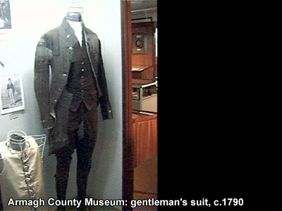 A gentleman's outfit from 1790 in Armagh County Museum.