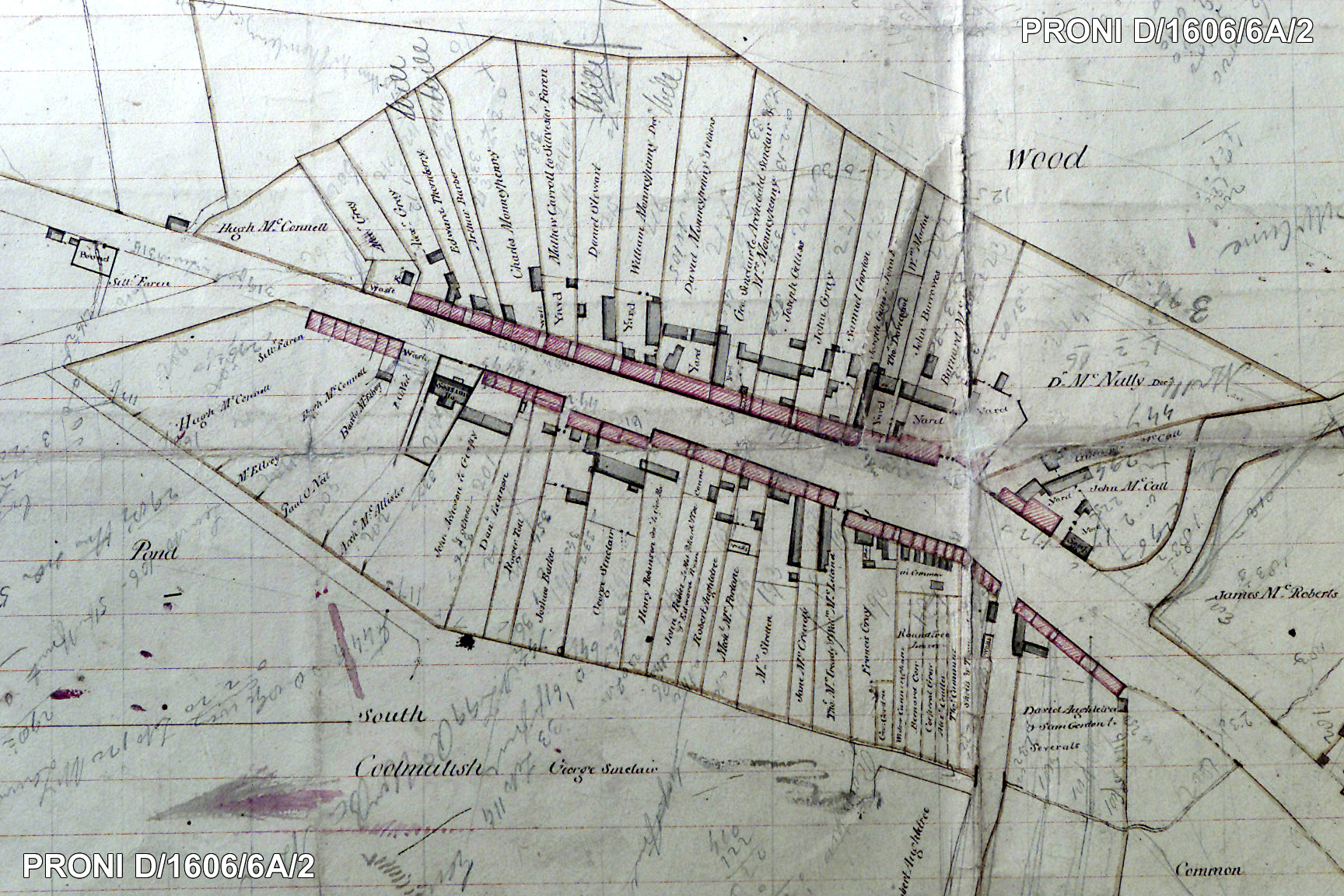Map of Markethill.