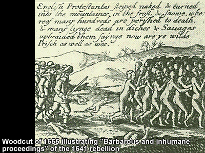 Detail from Bodley's 1609 plantation map. Crown Copyright.