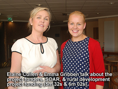 Photo of Elaine Cullen and Emma Gribben in 2013.