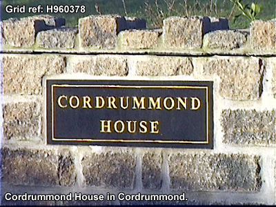 THE TOWNLAND OF CORDRUMMOND.